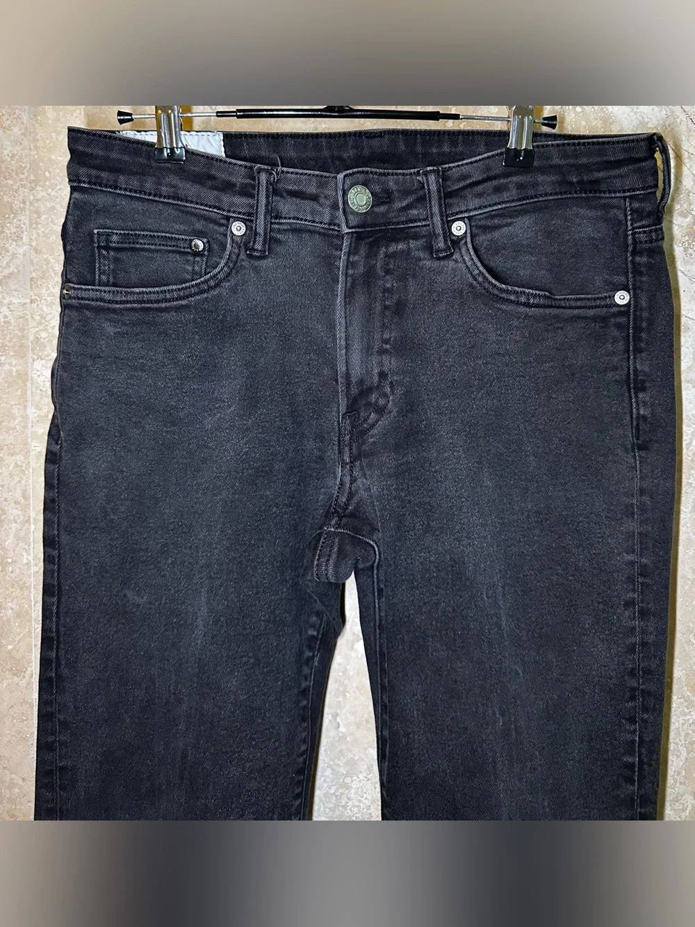 H&M (32x29 actual) Men's Black Jeans with Skinny Straight Fit